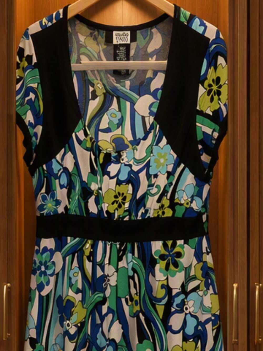 Studio 1940 Floral Print Top Size Large